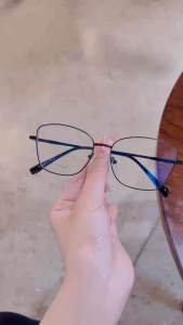 [3-5/8 Hoàn Tiền 25%] Kính vuông kim loại thanh mảnh dễ đeo sang trọng 80002A