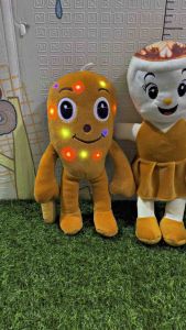 Paket Boneka anomali Tung Tung sahur dan Balerina Capuchino LED