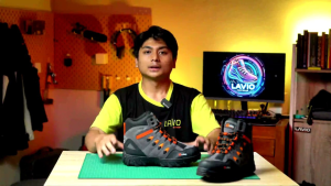 Sepatu Gunung Pria Tanpa Besi Outdoor Hiking Trekking Lavio Keys Anti Licin Anti Slip