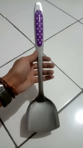 SPATULA SODET STAINLESS POLKADOT ANTI KARAT