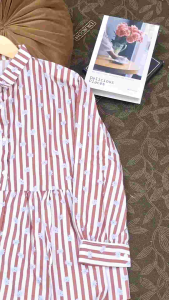 Kemeja Salur Wanita Jumbo