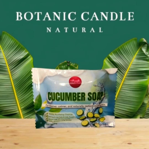 KLEENZ NATURAL CUCUMBER SOAP 70G  FOR FACE  AND BODY  MOISTURIZINGAND  COOLING EFFECT