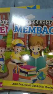 buku paket isi 2 buku ayo belajar membaca 1A+1B(18×26cm)