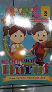 Buku belajar menulis huruf jilid 2 32 halaman (26×18cm)