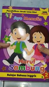 buku ayo menulis huruf sambung jilid 2