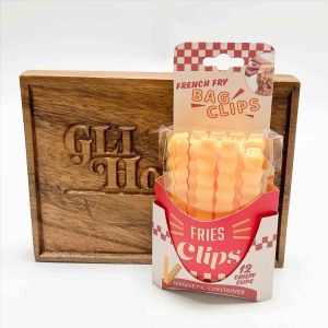 Evriholder French Fry Bag Clips 12Pcs in Magnetic Box Container