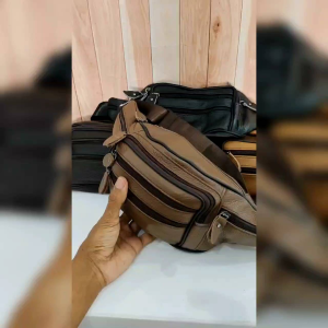 COD Tas pria selempang full kulit sapi premium termurah