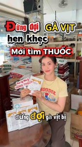 DOXY - FLO gói 100g Trị Viêm Phổi Tụ huyết trùng hen khẹc trên gia súc gia cầm gà đá