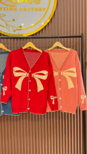 RIBBON CARDIGAN / COQUETTE CARDIGAN PREMIUM / CARDIGAN KNITT PREMIUM