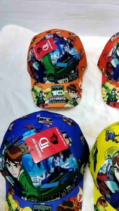 หมวกแก๊ป รอบศีรษะ 52 cm สำหรับเด็ก 6 สี พร้อมส่ง อายุ 3-7 ขวบ