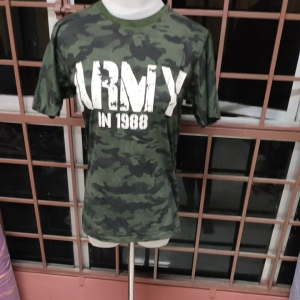 ARMY STYLE TEE SHIRT PRELOVED SIZE M