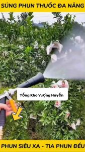 Súng Phun Thuốc Trừ Sâu 80 Cm Loa Kèn Mặt Sứ Cao Cấp - Phun Tưới Xịt Rửa