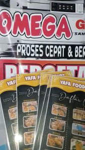 Cetak daftar menu/Daftar menu jualan/daftar menu bakso BERKUALITAS