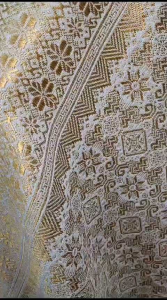 SONGKET TUMTUMAN BEMBERG TANPA SAMBUNG CANTIK KILAT MEWAH