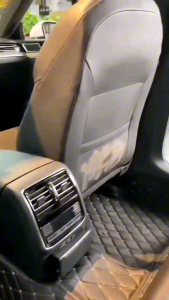 2PCS Pelindung Belakang Kursi Mobil Alas Anti Tendangan Kursi Mobil Seat Protection Pad PU Leather Cover