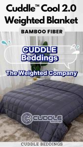 Cuddle™ Deluxe Set - Cool 2.0 Bamboo Fiber Weighted Blanket & Duvet Cover Set & Weighted Lap Pad & Weighted Eye Mask