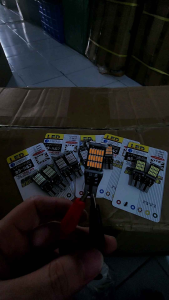 1set Kiri Kanan Lampu Sein Sen Dajjal KEDIP 45 Mata Super Terang - Lampu Led T10 T15 45LED Super Bright