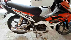 Honda Dash 110 Tatak GKK Racing Chicken Pipe