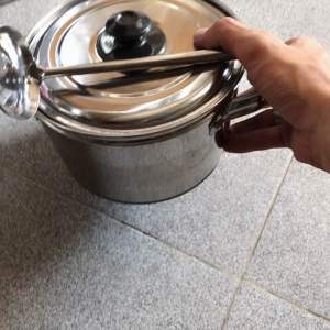 PANCI SAYUR STAINLES MURAH COD 18cm TERBARU FREE CENTONG