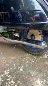 Knalpot kenalpot exhauts vespa racing kiri model Victory harian kompetisi tebal 1mm suara bagus grosir eceran