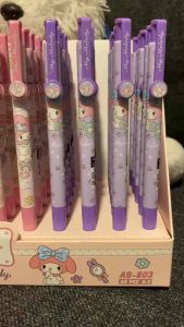 ปากกา ลูกลื่น หมึกสีน้ำเงิน ขนาด 0.5 มม. ลายการ์ตูน น่ารัก เหมาะรับทุกเพศทุกวัย พกพาสะดวก