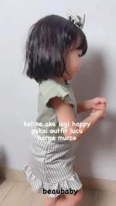 Setelan Baju Bayi 0-12 Bulan | Atasan dan Bawahan Baju Bayi Beaubaby