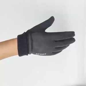 Găng Tay Chống Nắng Nam Nữ Chất Da Lộn Cảm Ứng Điện Thoại