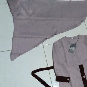 AG CLOTHING #Gamis anak set kerudung#Bahan Katun Madinah