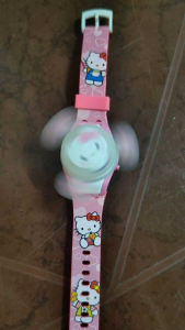 JAM ANAK ANAK BERKARAKTER SUPERHERO ADA LAMPU BISA DI PUTAR SEPERTI SPINER