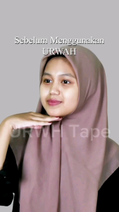 URWAH Pembentuk Hijab Tipe Glamor | Glamor | Shaper Tape Hijab | Tape Hijab Glamor | Urwah Tape Hijab Glamor