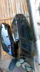 tutup filter dan cover cvt xmax karbon