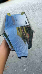 cover center tutup mesin vario 125 new 2022 karbon