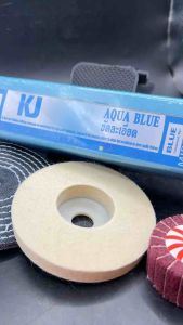 เคเจชุดไขปลาวาฬลอกคราบขัดเงาปัดเงาเหล็ก สแตนแลส โลหะ อุปกรณ์ชุดขัดปัดเงา เครื่องมือช่าง