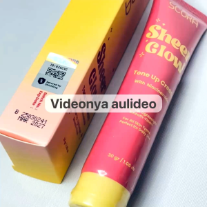 (ORIGINAL BPOM) Scora Sheer Glow Tone Up Cream 20gr 30gr (pekanbaru riau)