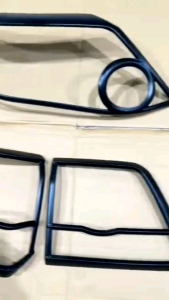 Paket Garnish Lampu Depan Belakang Grand Fortuner 2012 2013 2014 2015 Hitam Chrome .