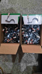 (PER PACK)Manual Steel Nails nail gunner nails bullet Rivet Tool Clamp type 1/2" 3/4" 20mm 25mm