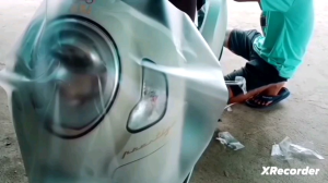 Skotlet bening transparan clear  putih doff maxdecal