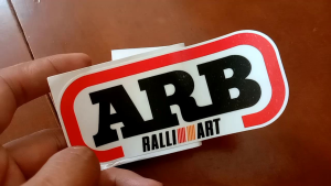 Stiker towing ARB RALLIART