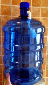 ถังน้ำ 18.9L สำหรับตู้กดน้ำใส่ถังด้านล่าง มีลูกลอย เติมน้ำอัตโนมัติ