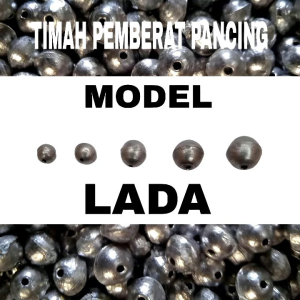 Paket 1000 Gram | 1 Kg Timah pemberat pancing model Lada Mancing lebih setabil dengan ini