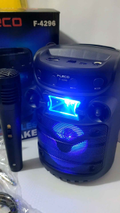 Speaker Karaoke Bluetooth Portable X-Bass Free Mikrofon Fleco F-4296 Suport TF CARD/USB/RADIO BEST PRODUCT