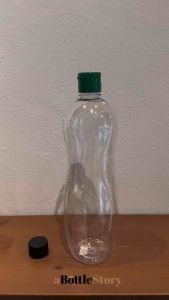 950ml Round PET Clear Plastic Bottle (Pattern) / Beverage Milk Juice Tea Coffee / Dish Wash Bottle