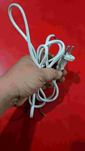 KABEL POWER MEJIKOM/ MESIN CUCI POLYTRON ORIGINAL (PUTIH)