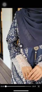 (Fast Ship 24hrs) Baju Kurung Cendana Breastfeed friendly By NFH Zip depan corak batik printed easy iron senang iron front zipper Muslimah dress baju raya sedondon new release terbaru baju lace di tangan green mint blue grey black maroon yellow navy