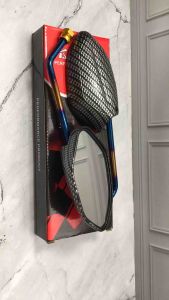 GVM - Spion Motif karbon twotone blue x bakaran Universal honda vario scoopy dll Tangkai Tanggung