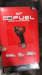 Milwaukee M18 FUEL GEN-3 18V Lithium-Ion Brushless Cordless 3/8 in. Compact Impact Wrench with Friction Ring (Tool-Only)