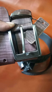 Sabuk Kulit Pria: Ikat Pinggang Motif Washing L4cm