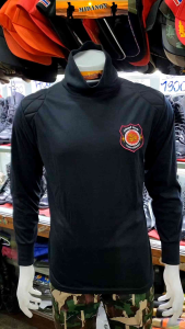 เสื้อยืดผรส ผู้ช่วยผู้ใหญ่บ้านฝ่ายรักษาความสงบ เสื้อปักผรส. บุไหล่ศอก คอเต่า เกรดไทย