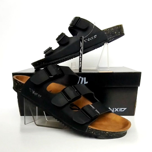 CVNXID Footwear Sandal selop pria casual sendal slip on - mozart hitam