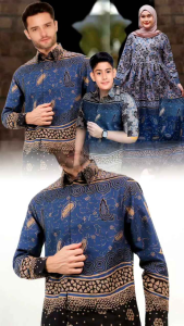 Desain Batik Keluarga Modern: Batik Couple & Gamis Brokat